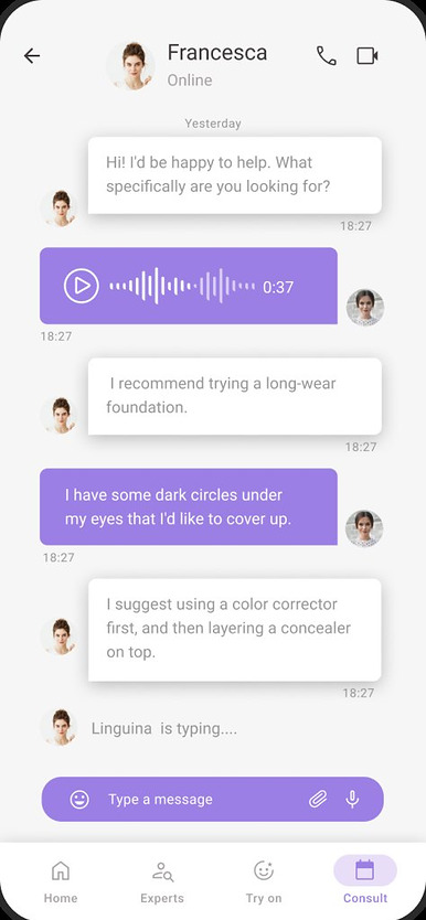 Chat with makeup artist Francesca
